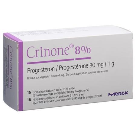 Crinone Vag Gel 8% 15 Monodoses 1,125 g - PrimeCare Global