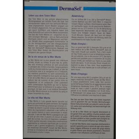 Dermasel Medizinisches Badesalz 500 g - PrimeCare Global