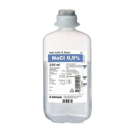 NaCl B. Braun Inf L&ouml;s 0.9% 250ml Ecoflac plus 10 pcs - PrimeCare Global