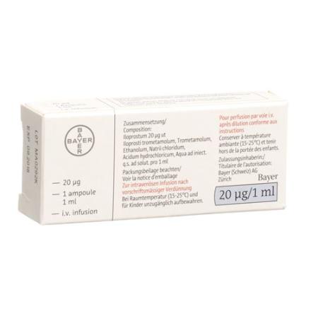 Ilomedin Inf Conc 20 mcg/ml i.v. amp 1ml - PrimeCare Global