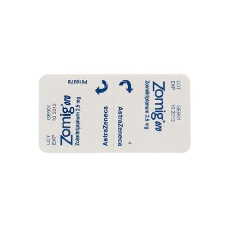 Zomig oro Tabl 2.5 mg 6 pcs - PrimeCare Global