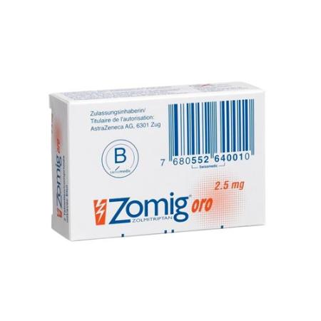 Zomig oro Tabl 2.5 mg 6 pcs - PrimeCare Global
