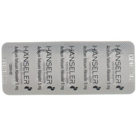 Acidum folicum H&auml;nseler Tabl 5 mg 100 pcs - PrimeCare Global