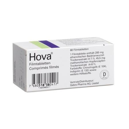 Hova film tablet 60 pcs - PrimeCare Global