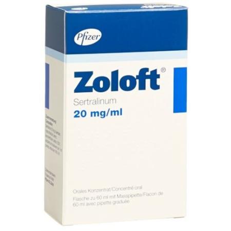 Zoloft Oral Concentrate Soluble 20mg/ml Fl 60ml - PrimeCare Global