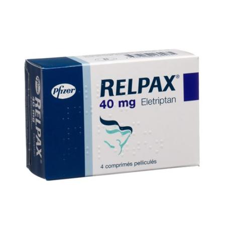 Relpax Filmtablet 40 mg 4 pcs - PrimeCare Global