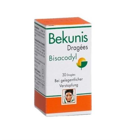 Bekunis Drag&eacute;es 5 mg Bisacodyl can 30 pcs - PrimeCare Global