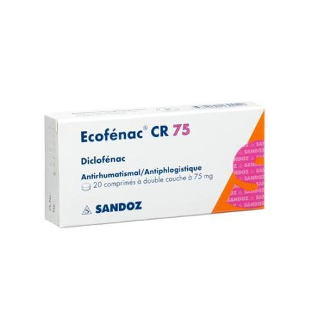Ecofenac CR Tabl 75 mg 20 pcs - PrimeCare Global