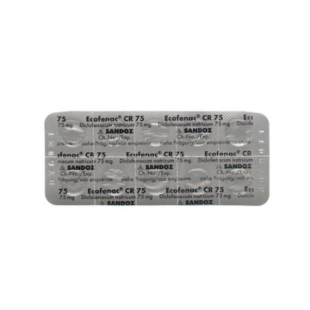 Ecofenac CR Tabl 75 mg 20 pcs - PrimeCare Global