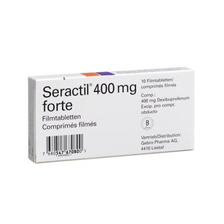 Seractil Filmtablet 400 mg forte 10 pcs - PrimeCare Global