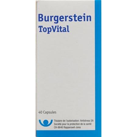 Burgerstein TopVital capsules 40 pcs - PrimeCare Global