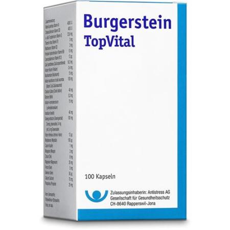 Burgerstein TopVital capsules 100 pcs - PrimeCare Global