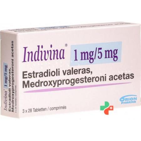 Indivina Tabl 1mg/5mg 3 x 28 pcs - PrimeCare Global