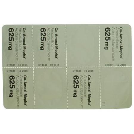 Co-Amoxi-Mepha Lactab 625 mg 10 pcs - PrimeCare Global