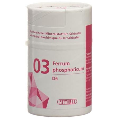 PHYTOMED SCH&Uuml;SSLER Nr3 Ferrum phosphoricum Tabl D 6 100 g - PrimeCare Global