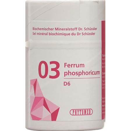 PHYTOMED SCH&Uuml;SSLER Nr3 Ferrum phosphoricum Tabl D 6 100 g - PrimeCare Global