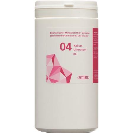 PHYTOMED SCH&Uuml;SSLER Nr4 potassium chloratum Tabl D 6 500 g - PrimeCare Global