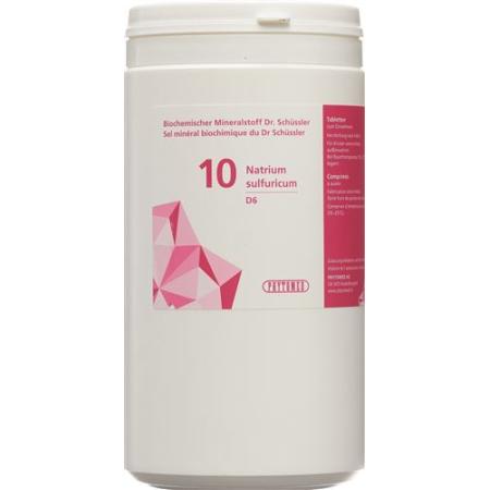 PHYTOMED SCH&Uuml;SSLER Nr10 sodium sulfuricum Tabl D 6 1 kg - PrimeCare Global