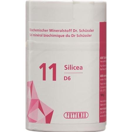 PHYTOMED SCH&Uuml;SSLER Nr11 Silicea Tabl D 6 500 g - PrimeCare Global