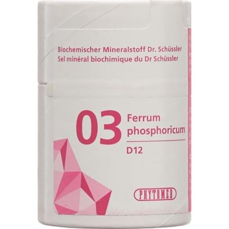 PHYTOMED SCH&Uuml;SSLER Nr3 Ferrum phosphoricum Tabl D 12 50 g - PrimeCare Global