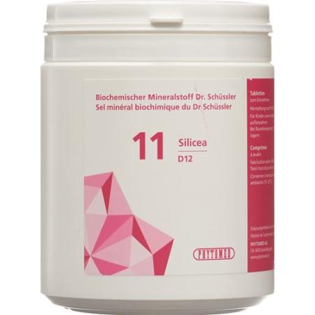 PHYTOMED SCH&Uuml;SSLER Nr11 Silicea Tabl D 12 Ds 500 g - PrimeCare Global