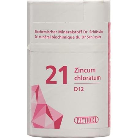 PHYTOMED SCH&Uuml;SSLER Nr21 Zincum chloratum Tabl D 12 50 g - PrimeCare Global