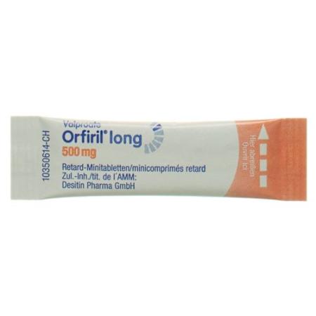 Orfiril long mini packs with sustained-release mini tablets 500 mg bag 100 p - PrimeCare Global