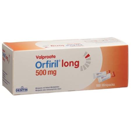Orfiril long mini packs with sustained-release mini tablets 500 mg bag 100 p - PrimeCare Global