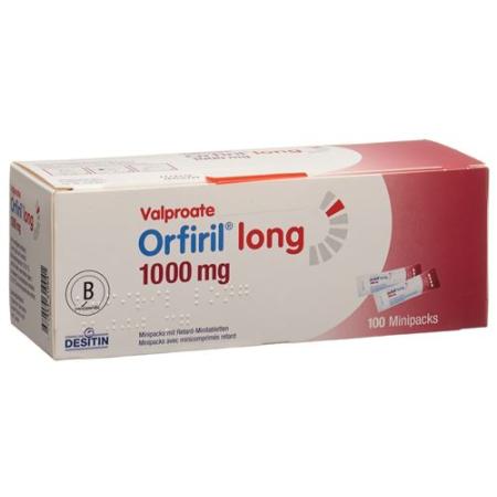 Orfiril long mini packs with sustained release mini tablets 1000 mg Btl 100 - PrimeCare Global