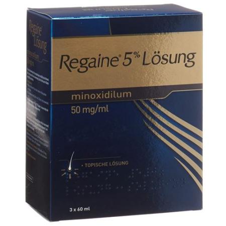 Rogaine Topical Solution 5% 3 Fl 60ml - PrimeCare Global