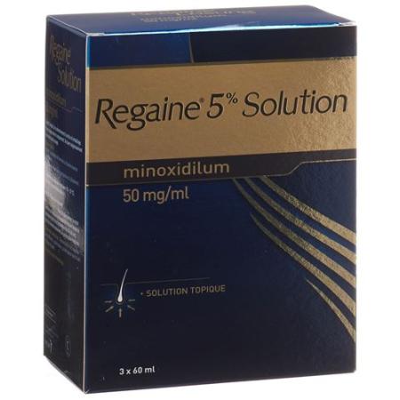 Rogaine Topical Solution 5% 3 Fl 60ml - PrimeCare Global