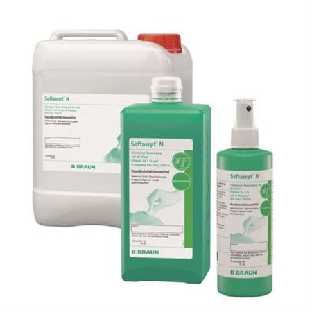 Softasept N colorless solvent skin disinfection bottle 250 ml - PrimeCare Global