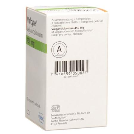 Valcyte Filmtablet 450 mg Ds 60 pcs - PrimeCare Global