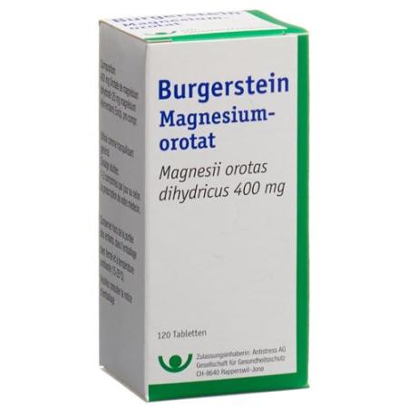 Burgerstein Magnesium Orotate 120 tablets - PrimeCare Global