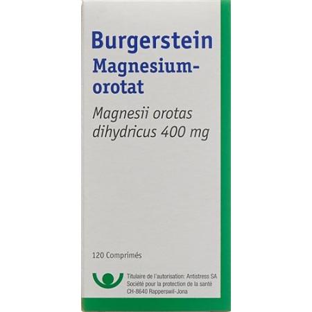 Burgerstein Magnesium Orotate 120 tablets - PrimeCare Global