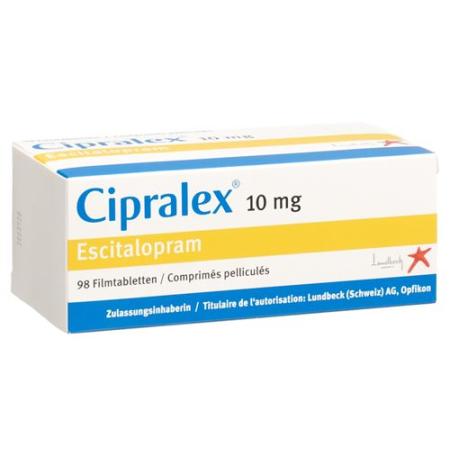 Cipralex film tablets 10 mg 98 pcs - PrimeCare Global