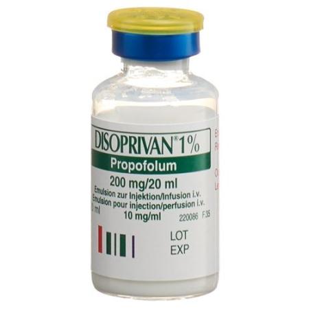 Disoprivan 1% Inj Emuls 200mg/20ml 5 vials 20ml - PrimeCare Global