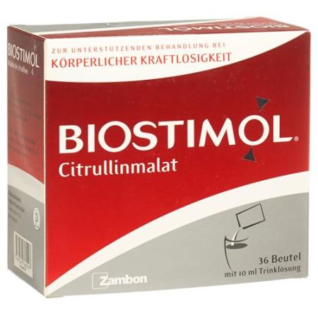 Biostimol drinking solution 36 bags 10 ml - PrimeCare Global