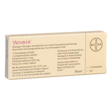 Yasmin film tabl 21 pcs - PrimeCare Global