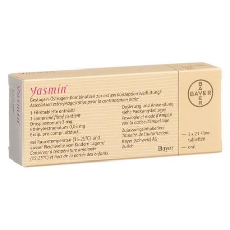 Yasmin film tray 3 x 21 pcs - PrimeCare Global