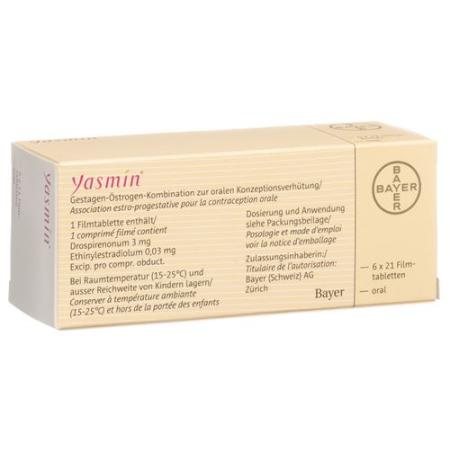 Yasmin film tablets 6 x 21 pcs - PrimeCare Global