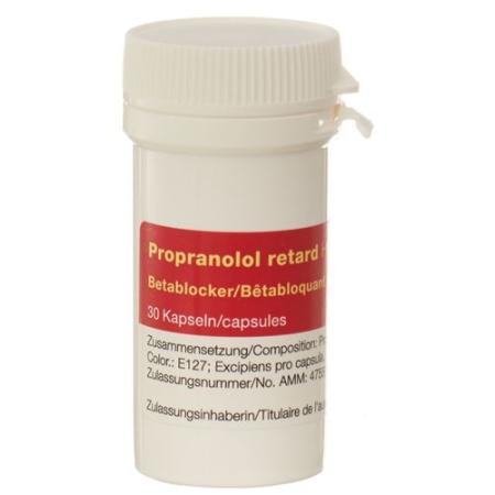 Propranolol retard Helvepharm Ret capsules 160 mg Ds 30 pcs - PrimeCare Global