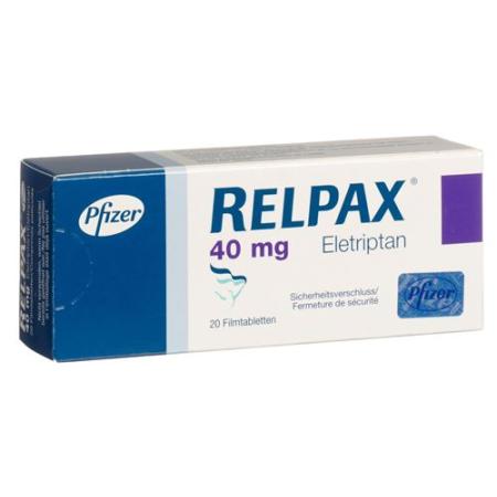 Relpax Filmtablet 40 mg 20 pcs - PrimeCare Global