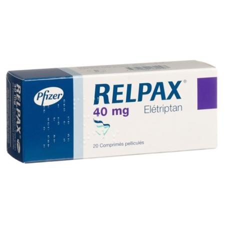Relpax Filmtablet 40 mg 20 pcs - PrimeCare Global