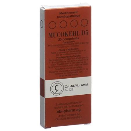 Mucokehl Tabl D 5 100 pcs - PrimeCare Global