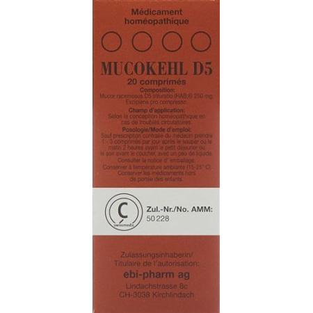 Mucokehl Tabl D 5 100 pcs - PrimeCare Global