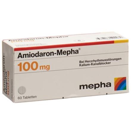Amiodarone-Mepha Tabl 100 mg 60 pcs - PrimeCare Global