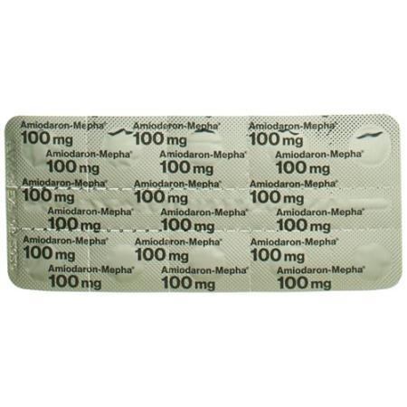 Amiodarone-Mepha Tabl 100 mg 60 pcs - PrimeCare Global