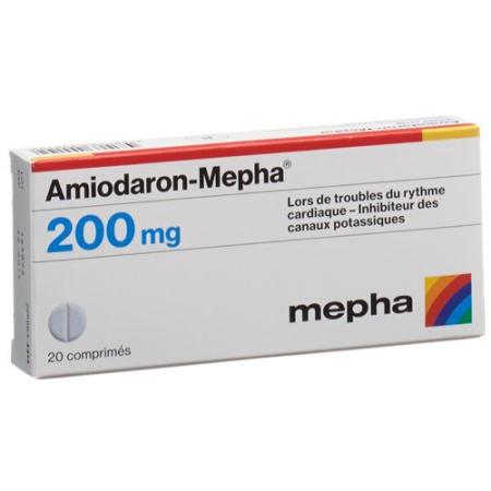 Amiodarone-Mepha Tabl 200 mg 20 pcs - PrimeCare Global