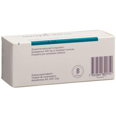 Seroquel Filmtablet 300 mg 60 pcs - PrimeCare Global